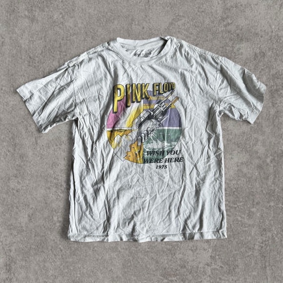 Pink Floyd White Tee with Vibrant Design - Picture 1 of 3